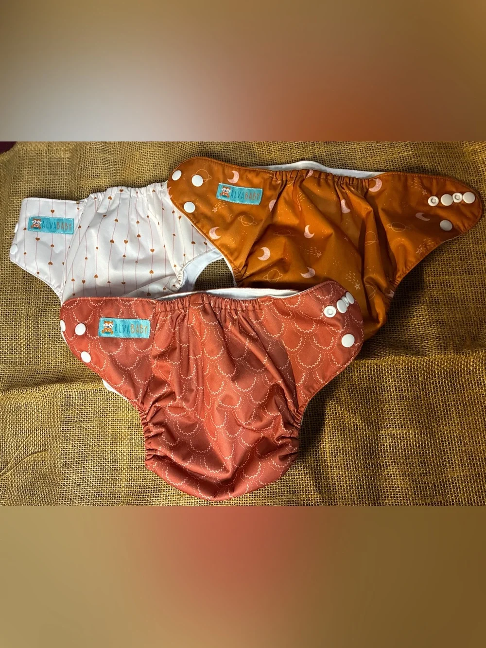 Cloth Diapers - 14 cloth diapers and 12 inserts